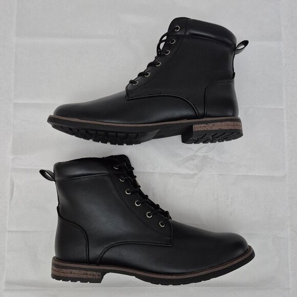 Men's Jeffrey Combat Suede Boots - Goodfellow & Co™ Black Size 13 - NWT - Picture 4 of 8